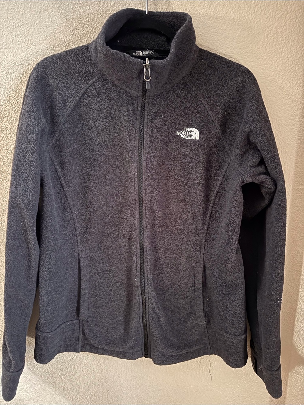 The North Face Women's Black Full-Zip Teddy Fleece Jacket
